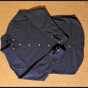 Mens like new casual button down NAUTICA shirt